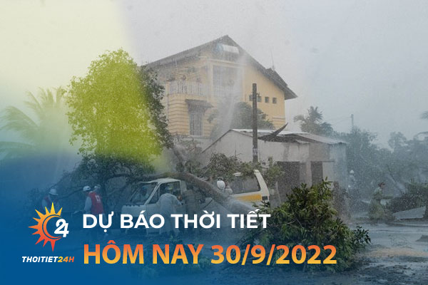 Bản tin dự báo thời tiết hôm nay (30/9): nguy cơ lũ và sạt lở ở Bắc Trung Bộ 