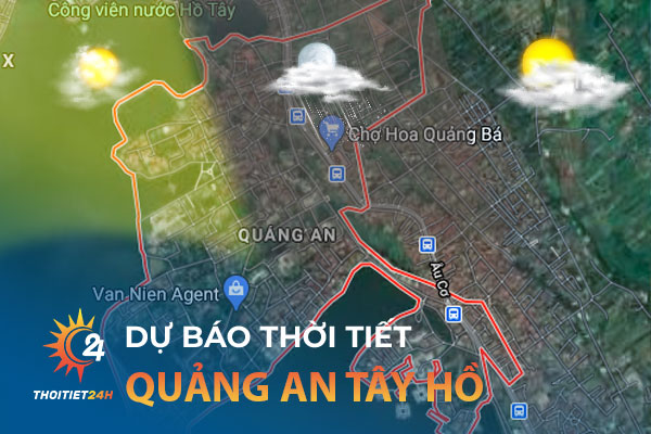 Thời tiết Quảng An Tây Hồ Hà Nội