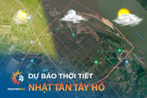 Thời tiết Nhật Tân Tây Hồ Hà Nội