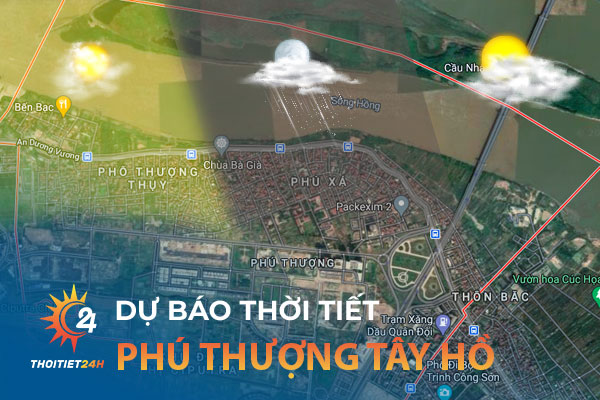 Thời tiết Phú Thượng Tây Hồ Hà Nội