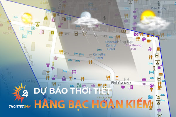 Thời tiết Hàng Bạc Hoàn Kiếm Hà Nội