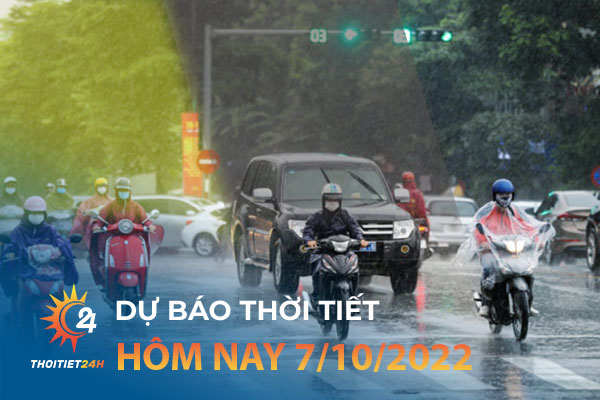 Dự báo thời tiết hôm nay (7/10): Cảnh báo mưa dông trên cả nước