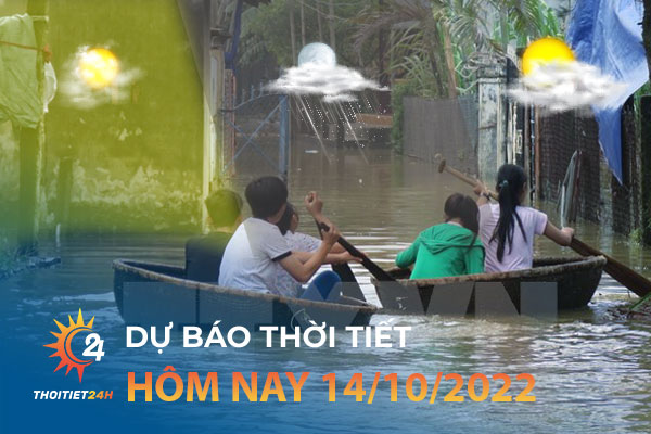 Dự báo thời tiết hôm nay(14/10): Mưa lớn khu vực Quảng Bình  