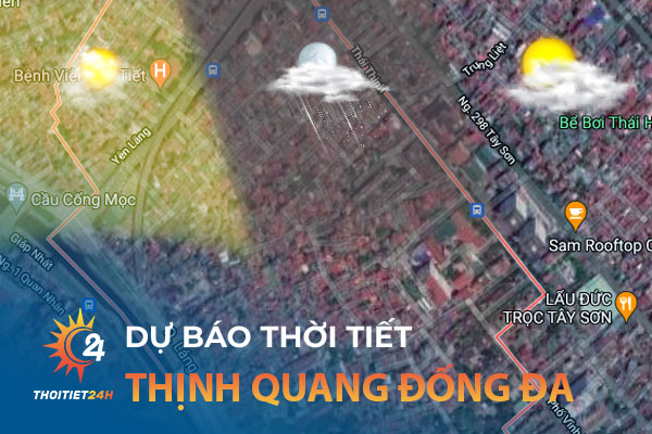 Thời tiết Thịnh Quang Đống Đa Hà Nội