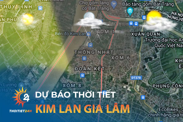 Thời tiết Kim Lan Gia Lâm Hà Nội