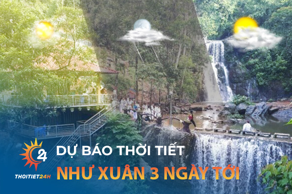 Thời tiết Như Xuân Thanh Hóa 3 ngày tới