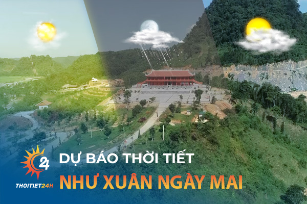 Thời tiết Như Xuân Thanh Hóa ngày mai