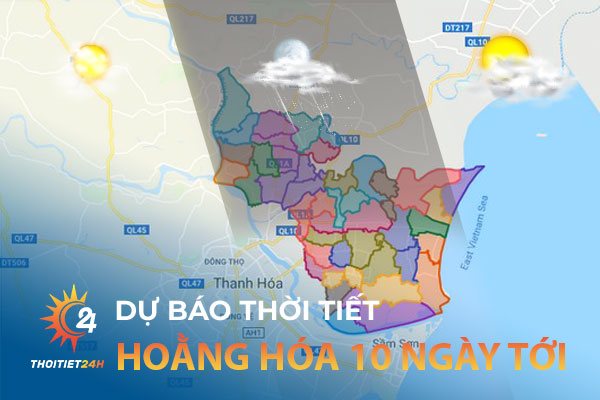 Thời tiết Hoằng Hóa Thanh Hóa 10 ngày tới