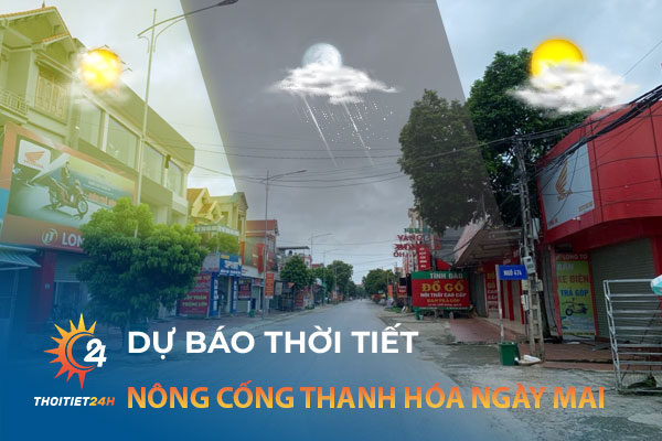 Thời tiết Nông Cống Thanh Hóa ngày mai