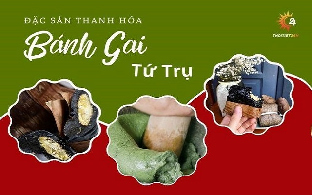 Cách làm bánh gai Tứ Trụ - Đặc sản xứ Thanh nổi danh cả nước 