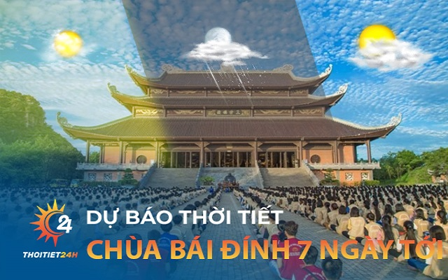 Thời tiết Chùa Bái Đính 7 ngày tới