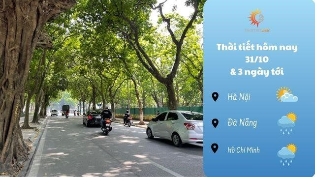 Dự báo thời tiết 31/10 & 3 ngày tới: Miền Trung mưa lớn nhiều nơi, đề phòng lũ