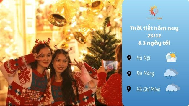 Dự báo thời tiết 23/12 & 3 ngày tới: Miền Bắc tiếp tục giảm nhiệt, rét đậm