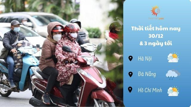 Dự báo thời tiết 3 miền trên cả nước dịp tết dương lịch 2024