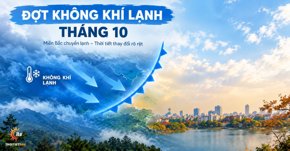 Đợt không khí lạnh tháng 10 liên tiếp tràn xuống miền Bắc, Hà Nội hạ nhiệt