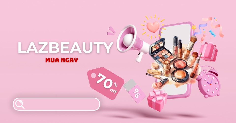 Làm đẹp tiết kiệm cùng LazBeauty - GIẢM ĐẾN 50% 