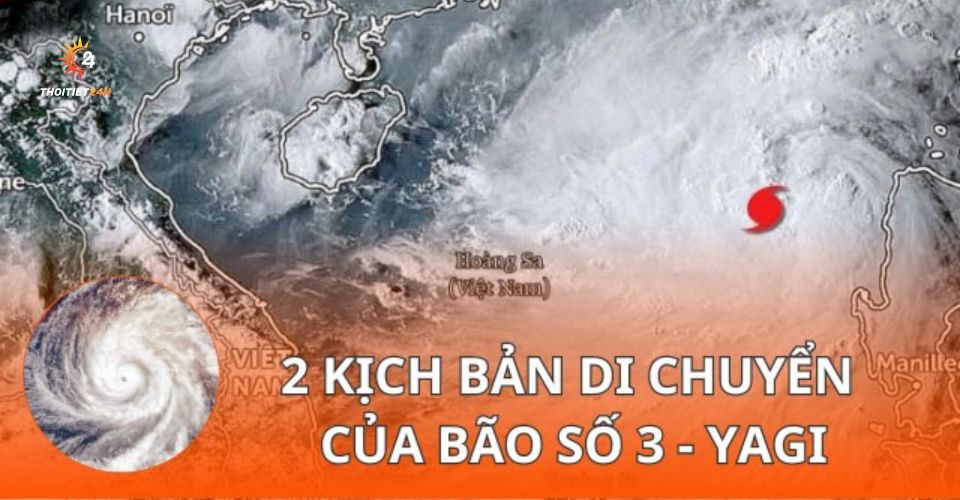 Dự báo kịch bản bão số 3 YAGI, bão  có quay xe vào miền Trung?