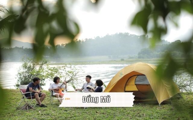 Cắm trại ở Đồng Mô