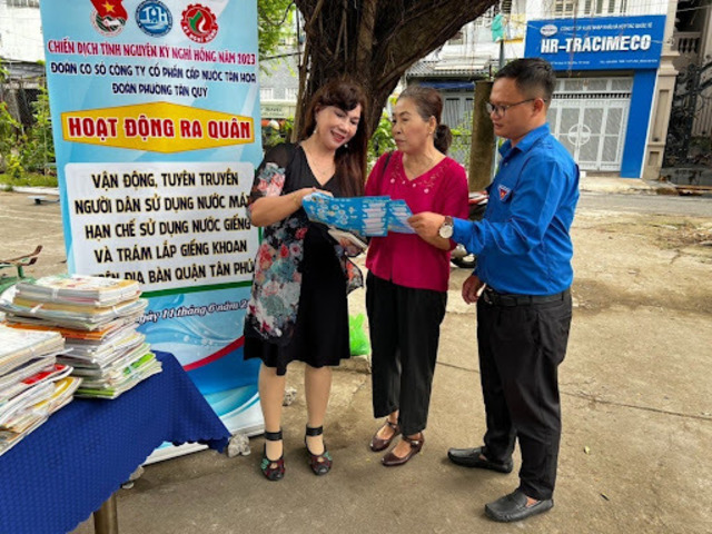 Công tác tuyên truyền tiết kiệm và bảo vệ nguồn nước