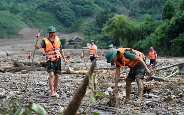 Sạt lở đất tại Làng Nủ năm 2024