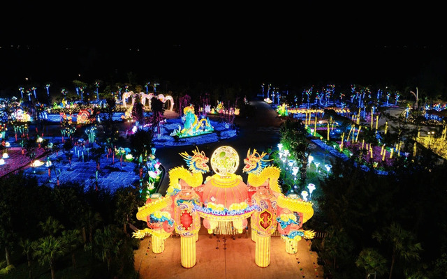  Dragon Ocean Lighting Park tại khu du lịch đồi Rồng Hải Phòng 