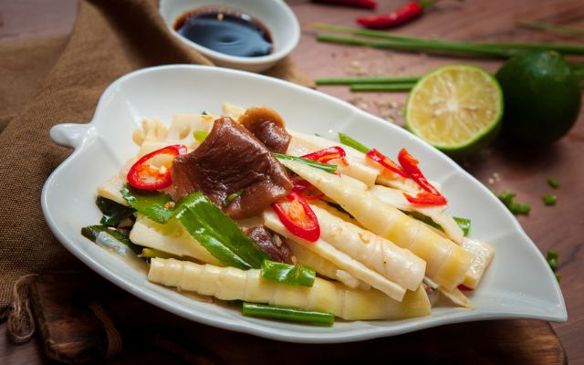 Măng trúc Yên Tử chế biến được nhiều món ngon