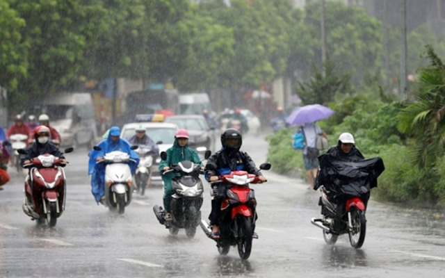 Không khí lạnh gây mưa kéo dài vài ngày tới
