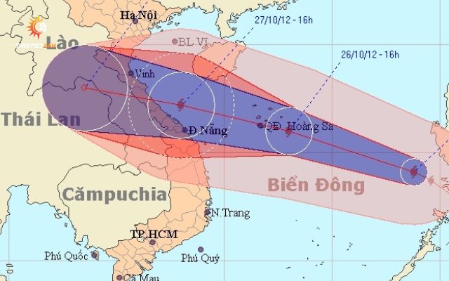  Hành trình di chuyển của báo Sơn Tinh 