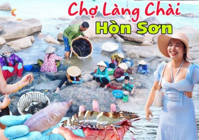 Khám phá làng chài ở Hòn Sơn 