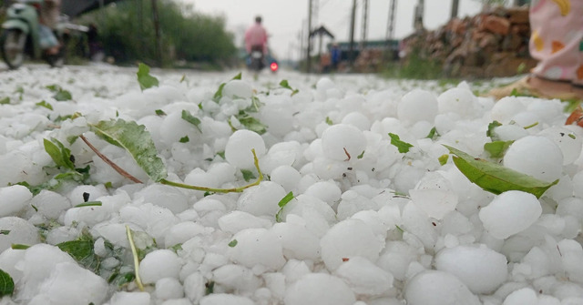  Mưa đá xuất hiện gây thiệt hại về người và của