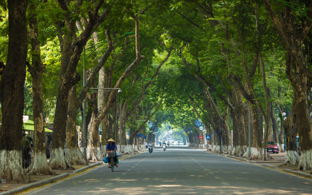 Cảnh sắc Hà Nội vào thu 