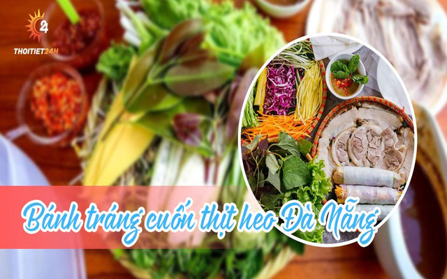 Bánh tráng cuốn thịt heo Đà Nẵng 