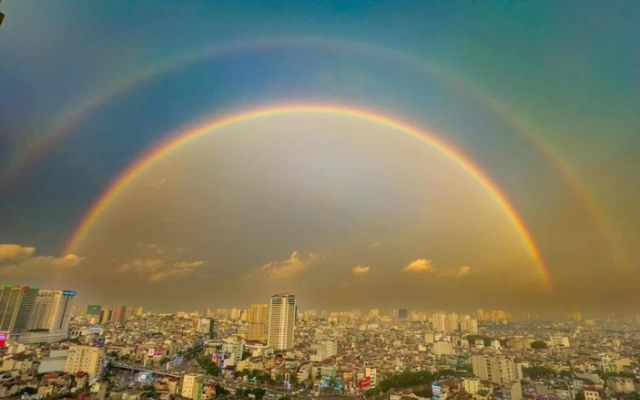Giải thích hiện tượng cầu vồng đôi