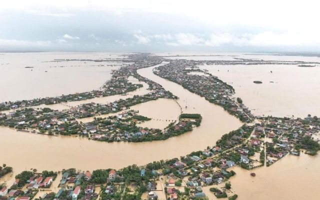 Mưa bão ở miền Trung