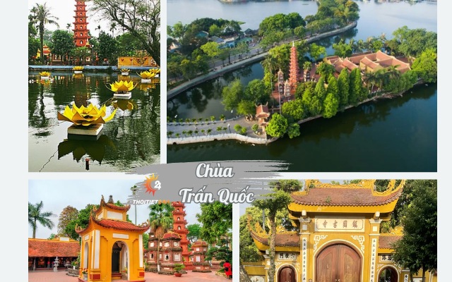 Tham quan Hồ Tây - ngắm cảnh chùa Trấn Quốc 