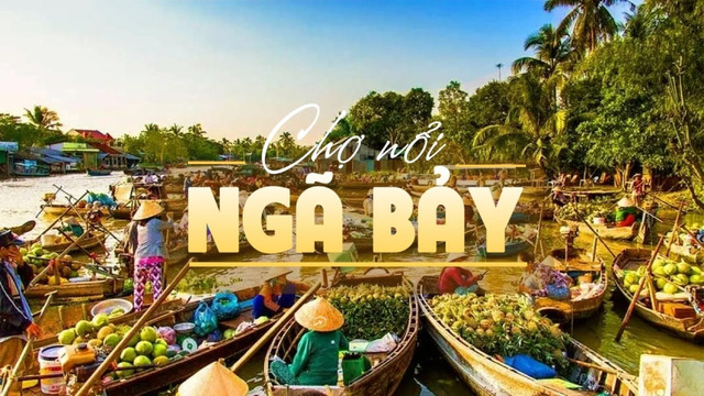 Trải nghiệm chợ nổi Hậu Giang 