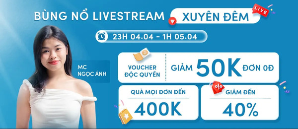 Săn sản phẩm giá tốt, livestream xuyên đêm