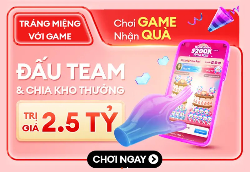 Chơi game kiếm thưởng mừng sinh nhật Lazada