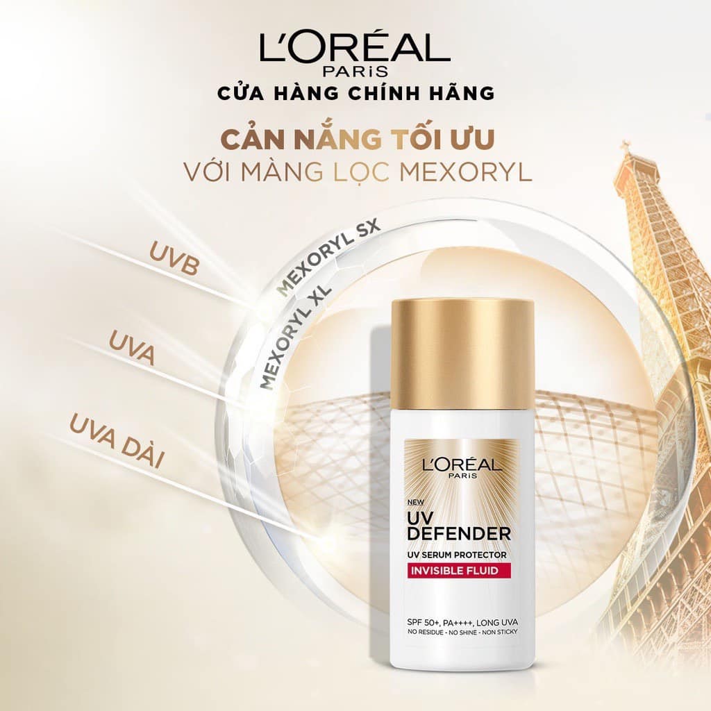 Kem chống nắng L'Oreal Paris UV Defender Serum x20 50ml