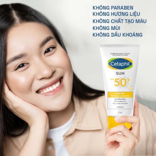 Kem chống nắng Cetaphil Sun SPF 50+ Light Gel