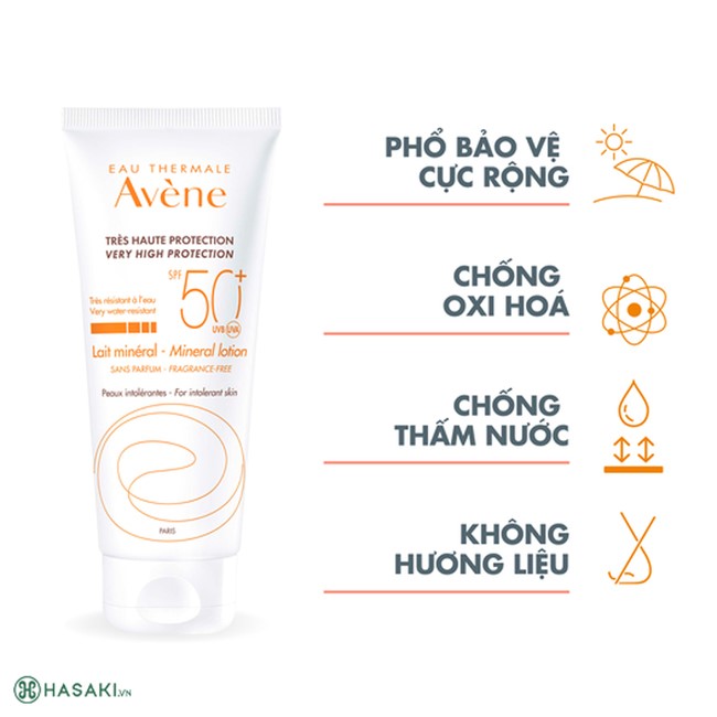 Avene Very High Protection Mineral  chống nắng tối ưu 