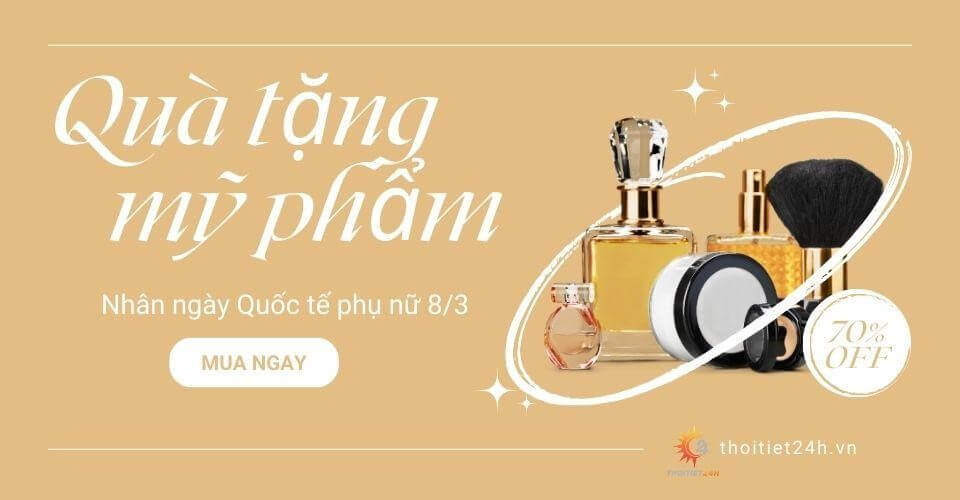 Gợi ý quà tặng mỹ phẩm ngày 8/3