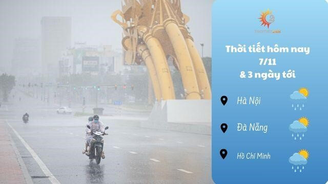 Dự báo thời tiết hôm nay trên cả nước