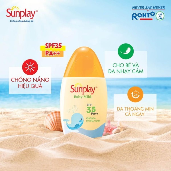 Kem chống nắng Sunplay cho bé