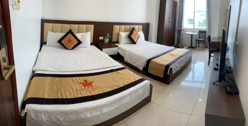 Phòng nghỉ tại Crown Hotel Thái Nguyên