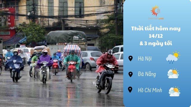 Dự báo thời tiết hôm nay và 3 ngày tới