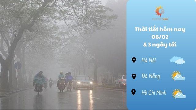 Dự báo thời tiết hôm nay và 3 ngày tới