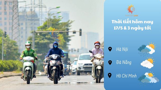 Dự báo thời tiết hôm nay 7/5 và 3 ngày tới 