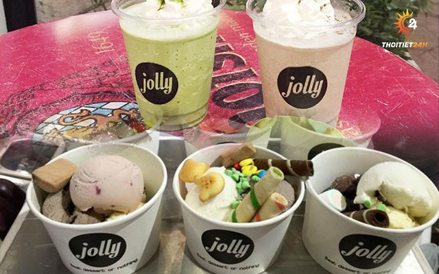 Kem ý Jolly hương vị thơm ngon béo ngậy