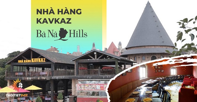 Không gian bên trong nhà hàng KavKaze Bà Nà Hills 